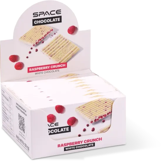 Малина — шоу-бокс і плитка SPACE CHOCOLATE