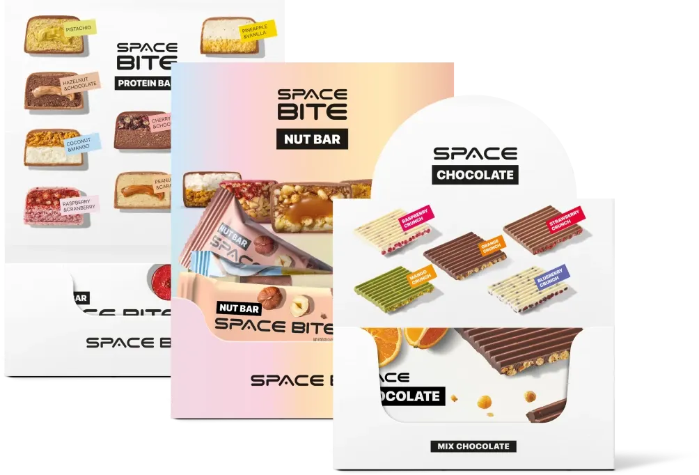 Партнерські шоу-бокси SPACE BITE та SPACE CHOCOLATE