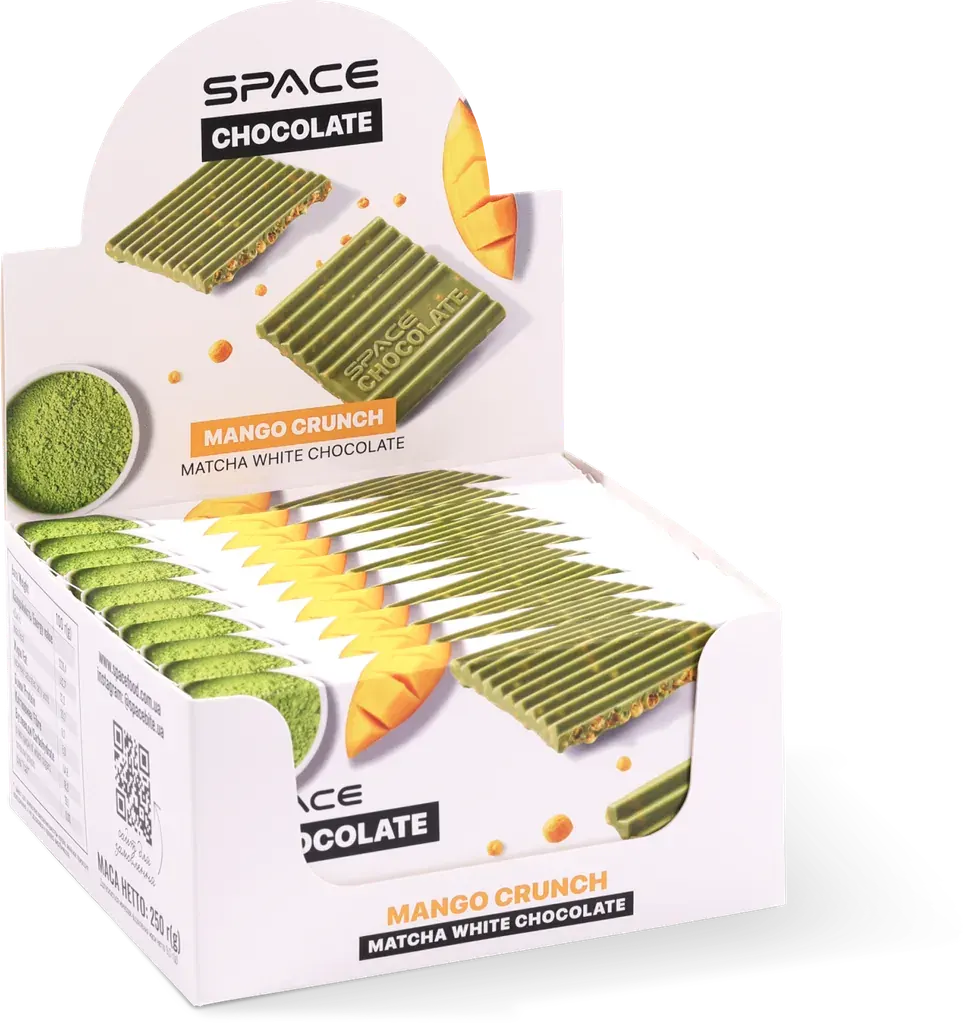 Матча-Манго — шоу-бокс і плитка SPACE CHOCOLATE